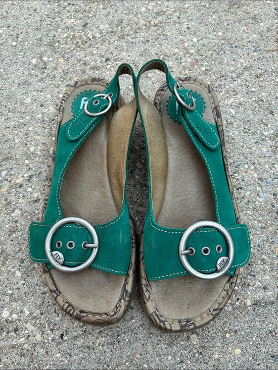 Fly London Shoes - Fly London Woman’s Tram Leather Sandals